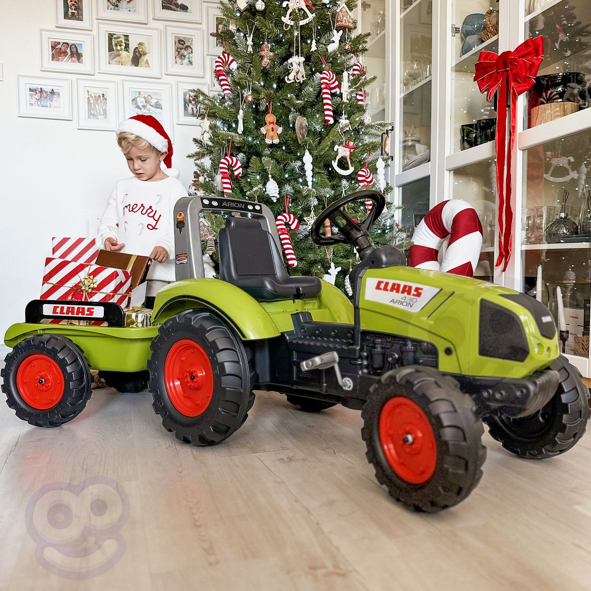 FALK Didelis minamas traktorius Claas su priekaba (nuo 3 metų) – vaizdas 2