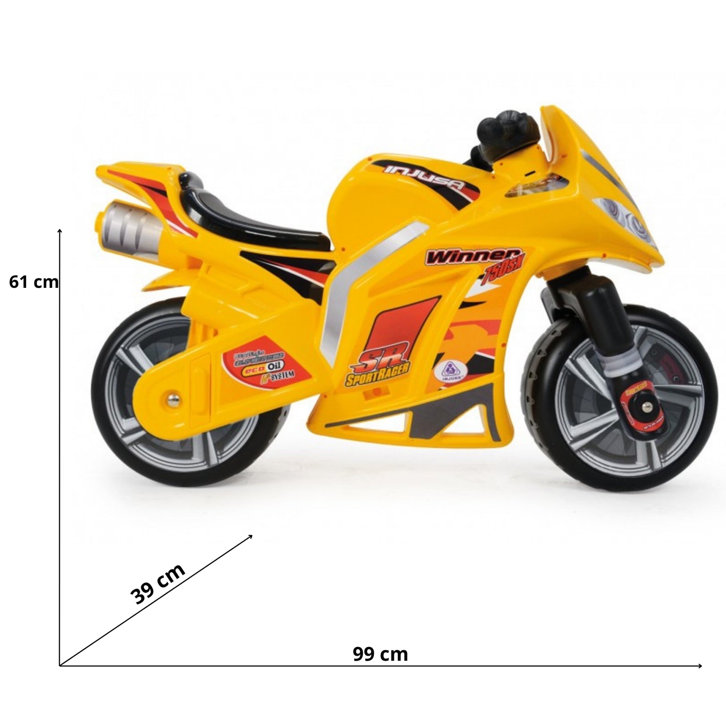 INJUSA Balansinis stumiamasis motociklas Winner 750 sx (nuo 3 metų) – vaizdas 10