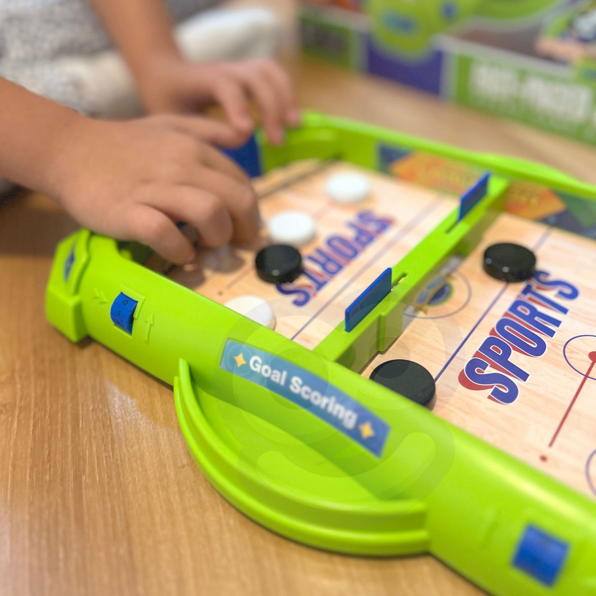 WOOPIE 2-in-1 Mini Hokejo ir Pinbolo Arkadinis Žaidimas