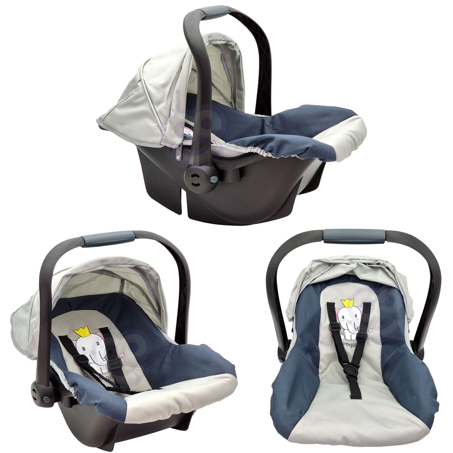 WOOPIE ROYAL Lėlių Nešiojamoji Kėdutė Lėlėms 33–48 cm