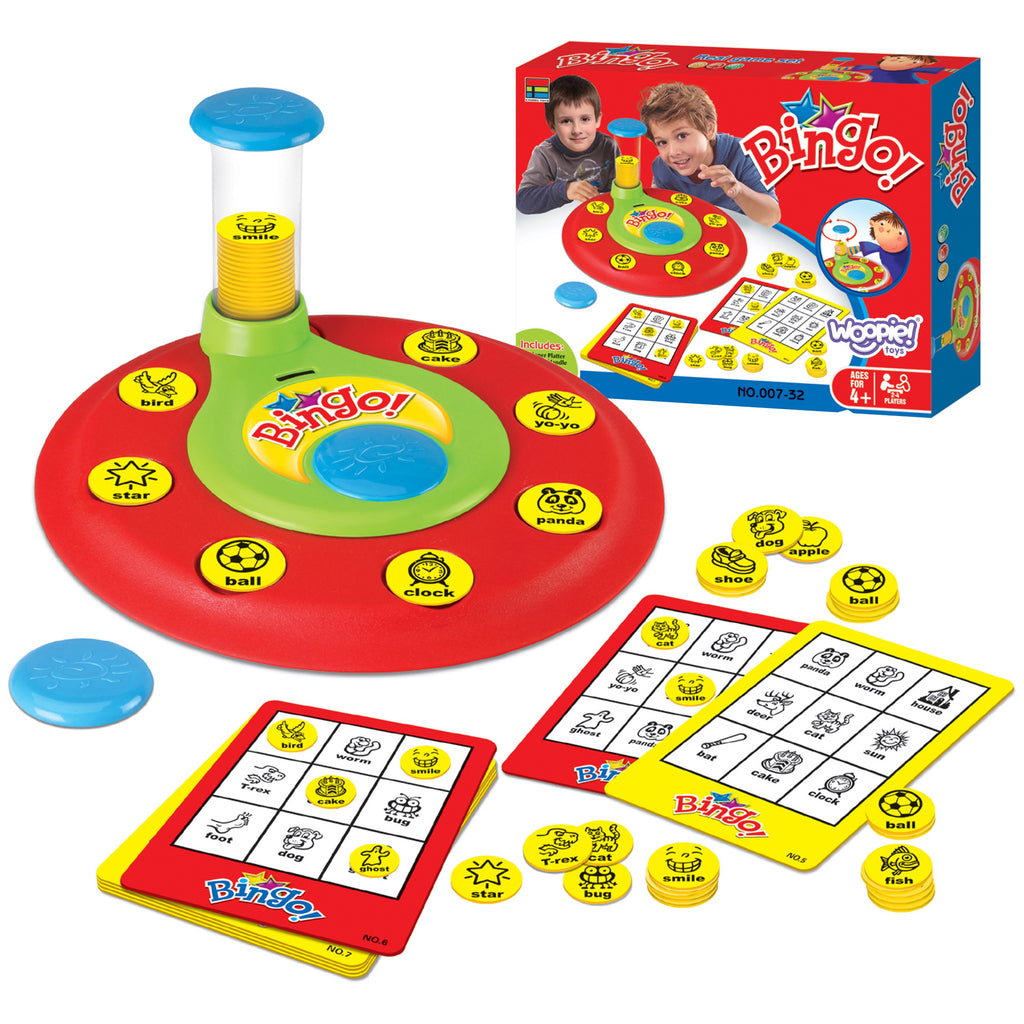 WOOPIE Bingo Atitikimo Žetonų Šeimos Žaidimas 4+ metų