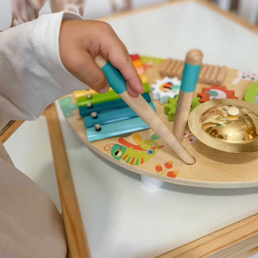 TOOKY TOY Daugiafunkcinis Muzikos Centras – Ksilofonas, Būgnas, Cimbolai