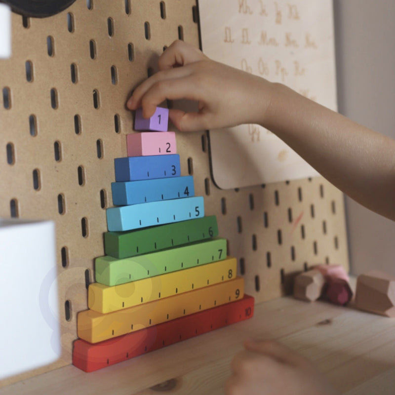 Tooky Toy mokomoji Montessori dėlionė dėlionė „Abacus“