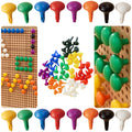 MASTERKIDZ Spalvoti kaiščiai STEM lentai 64 vnt. 8 spalvos