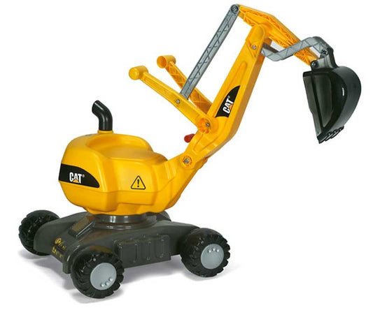 Rolly Toys RollyDigger CAT Važiuojamas Ekskavatorius 360° Geltonas