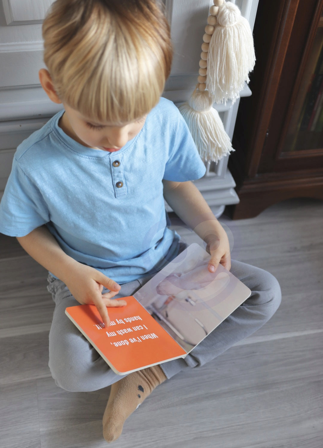 Tooky Toy edukacinis Montessori rinkinys 6in1: dėlionė, skaitliukai ir orų lenta, vaikams nuo 3 metų – vaizdas 8