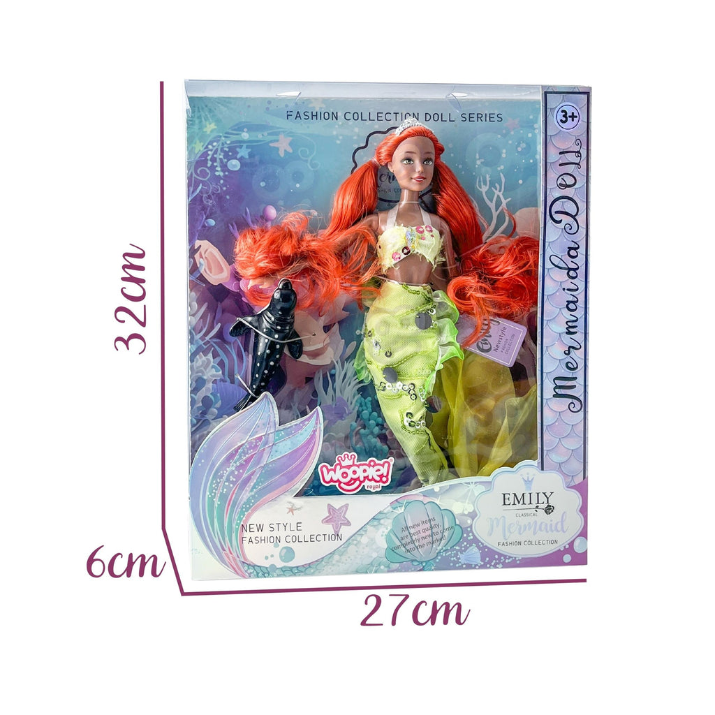 WOOPIE ROYAL Emi Undinėlė lėlė su ruonių draugu 30 cm, 3+