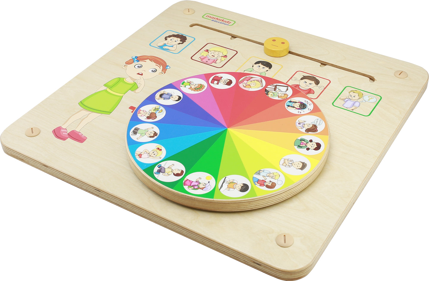 MASTERKIDZ edukacinė lenta emocijų pažinimui ir valdymui (Montessori) – pagrindinis vaizdas