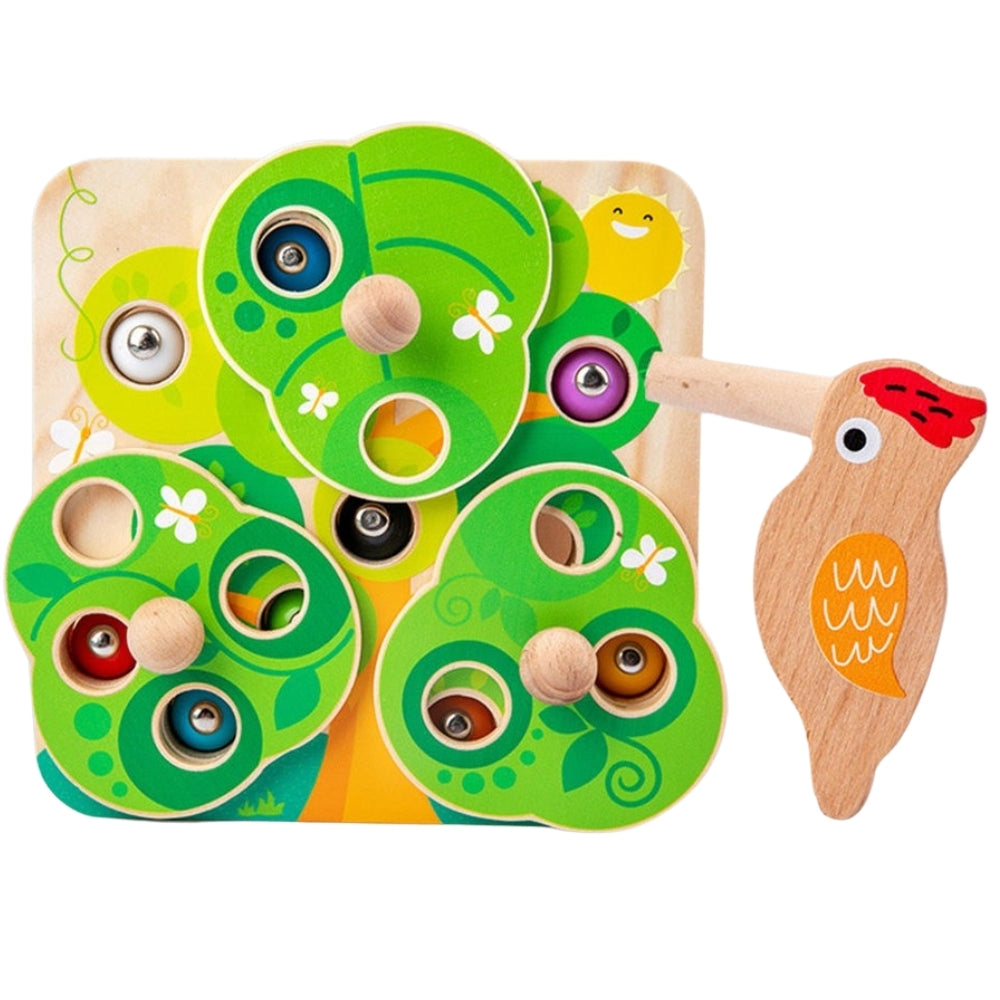 TOOKY TOY Medinis 2in1 lavinamasis žaidimas: Genys ir kirminai – vaizdas 3