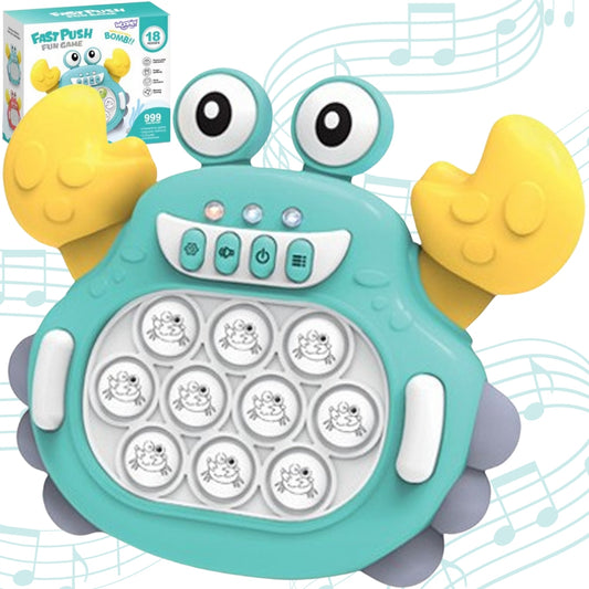 WOOPIE Elektroninis POP IT Miklumo Žaidimas Krabas, Žalias – pagrindinis vaizdas