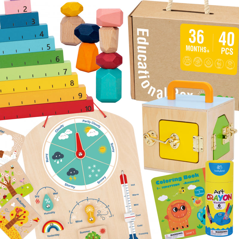 Tooky Toy mokomoji Montessori dėlionė dėlionė „Abacus“