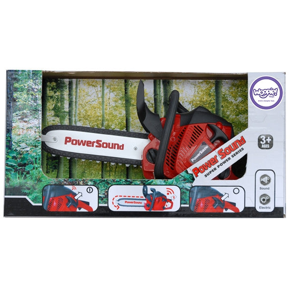 WOOPIE žaislinis grandininis pjūklas su besisukančia gumine grandine – vaizdas 7