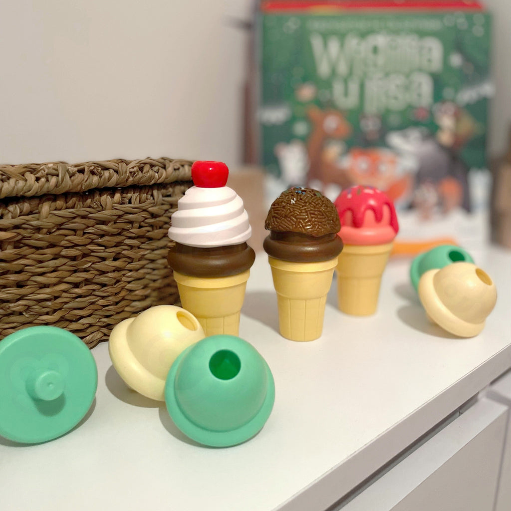 WOOPIE Ledų Kavinė – Žaislinis Ledų Gaminimo Rinkinys 15 dalių