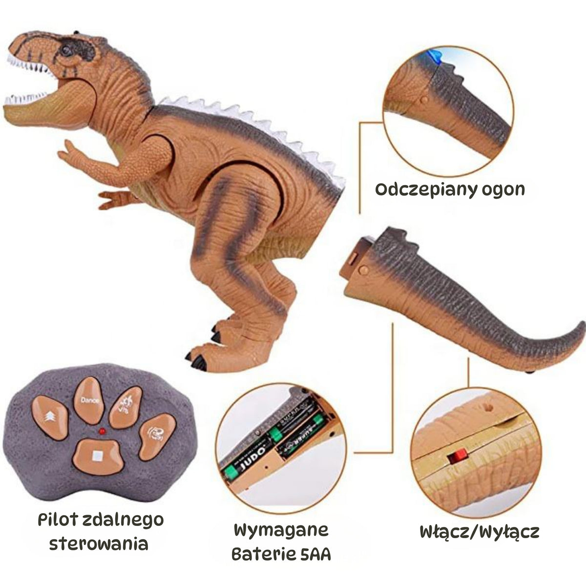 WOOPIE Nuotoliniu Būdu Valdomas Tyrannosaurus Rex Dinozauras