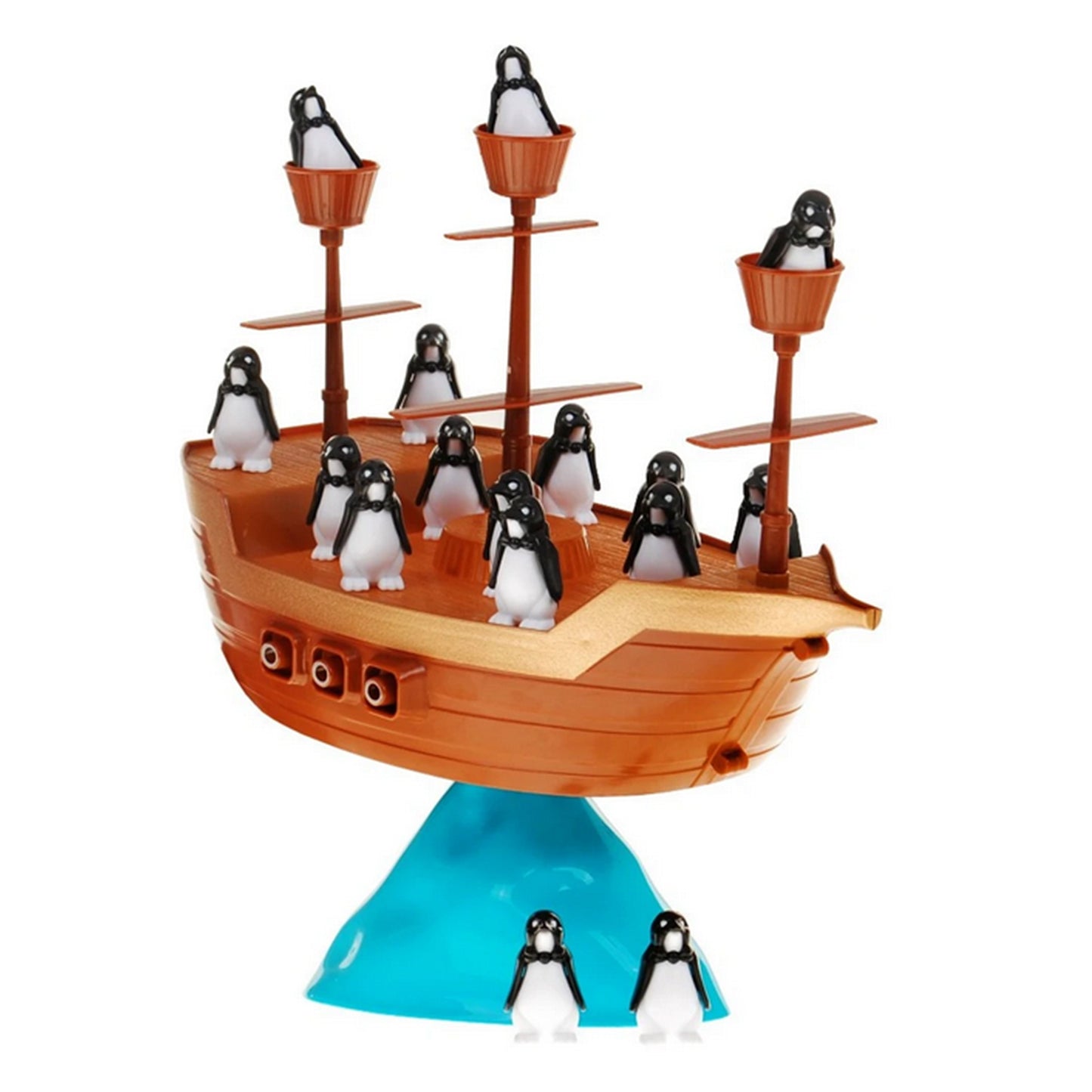 WOOPIE Piratų Laivas su Pingvinais Arkadinis Balanso Žaidimas