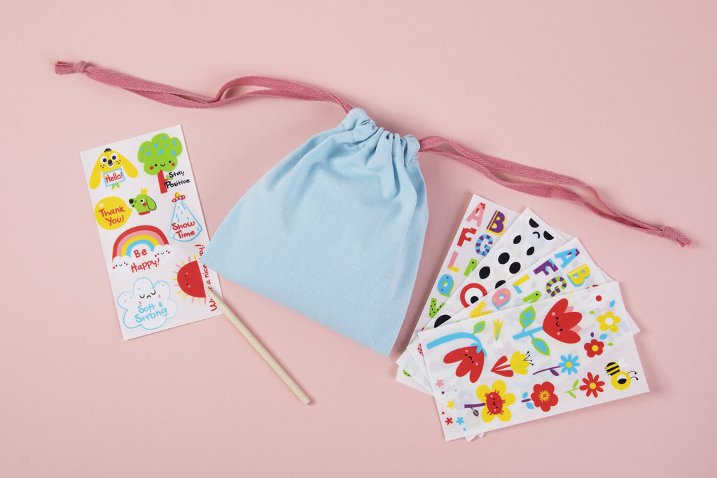 WOOPIE ART&FUN Kūrybinis rinkinys rankinei dekoruoti, 5 vnt.