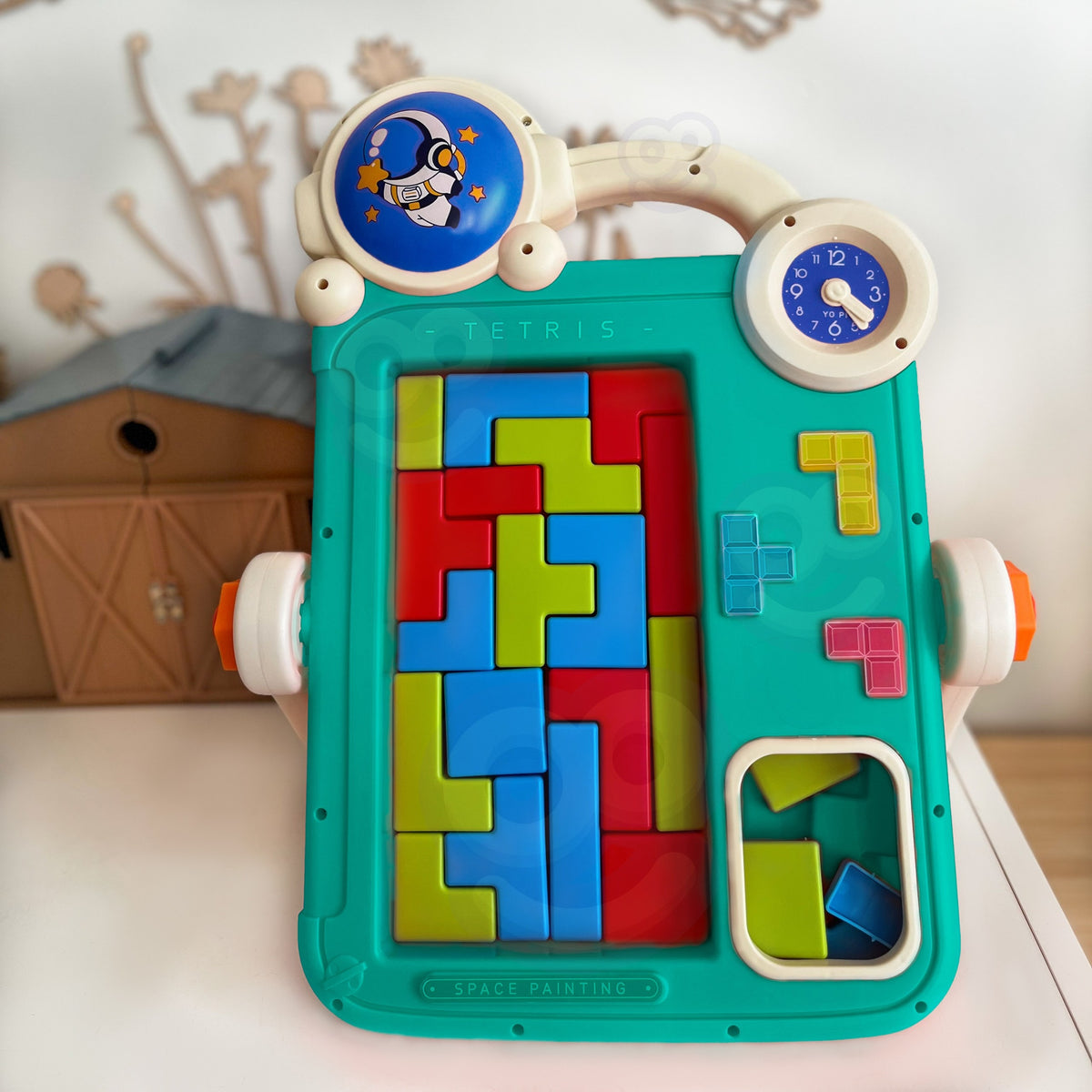WOOPIE 2 viename Piešimo Lenta ir Tetris Žaidimas Vaikams