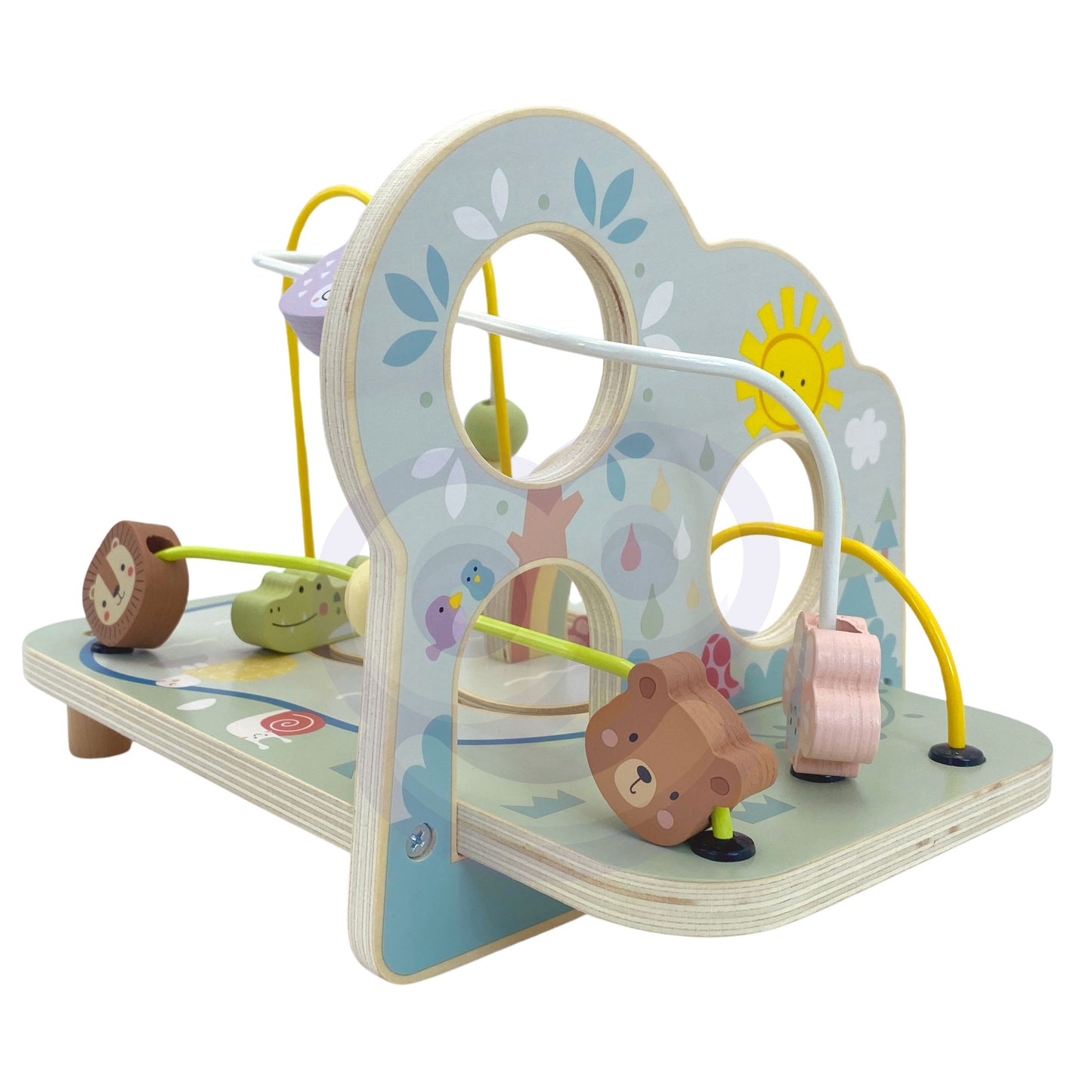 TOOKY TOY Medinė motorikos kilpa „Miško labirintas“ – vaizdas 2