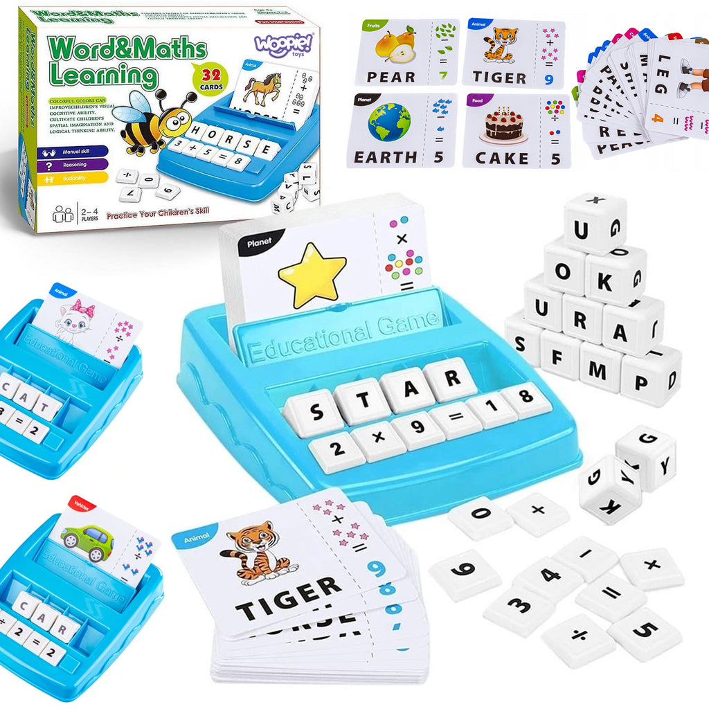 WOOPIE Lavinamasis Stalo Žaidimas Anglų Kalba ir Matematika 2in1