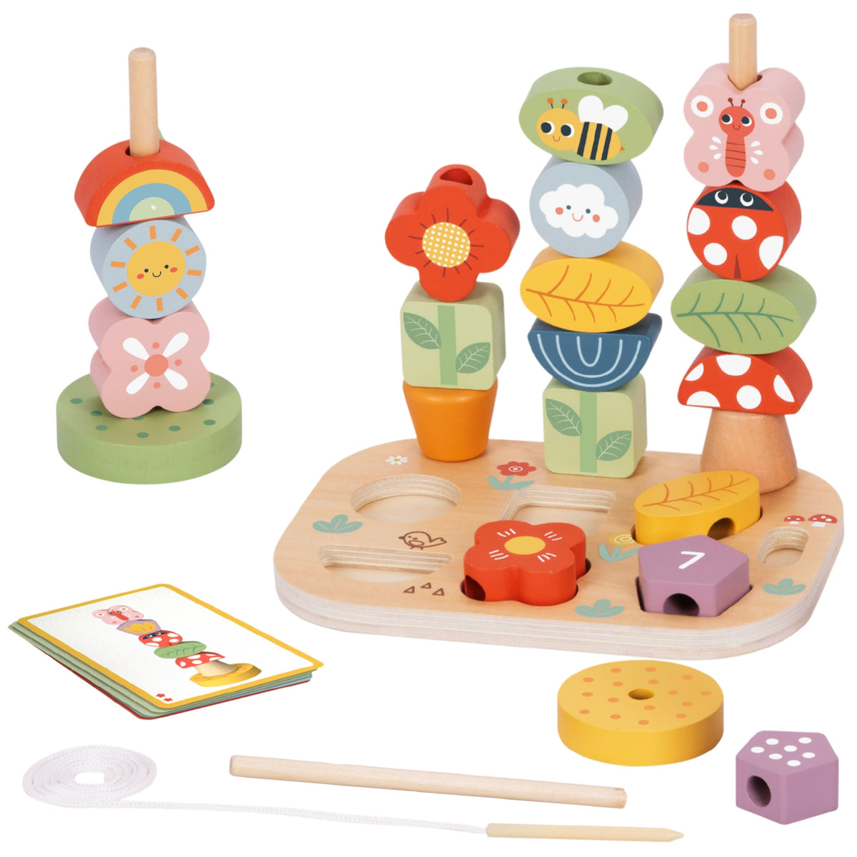 TOOKY TOY Magic Garden 5in1 Montessori lavinamoji dėžė