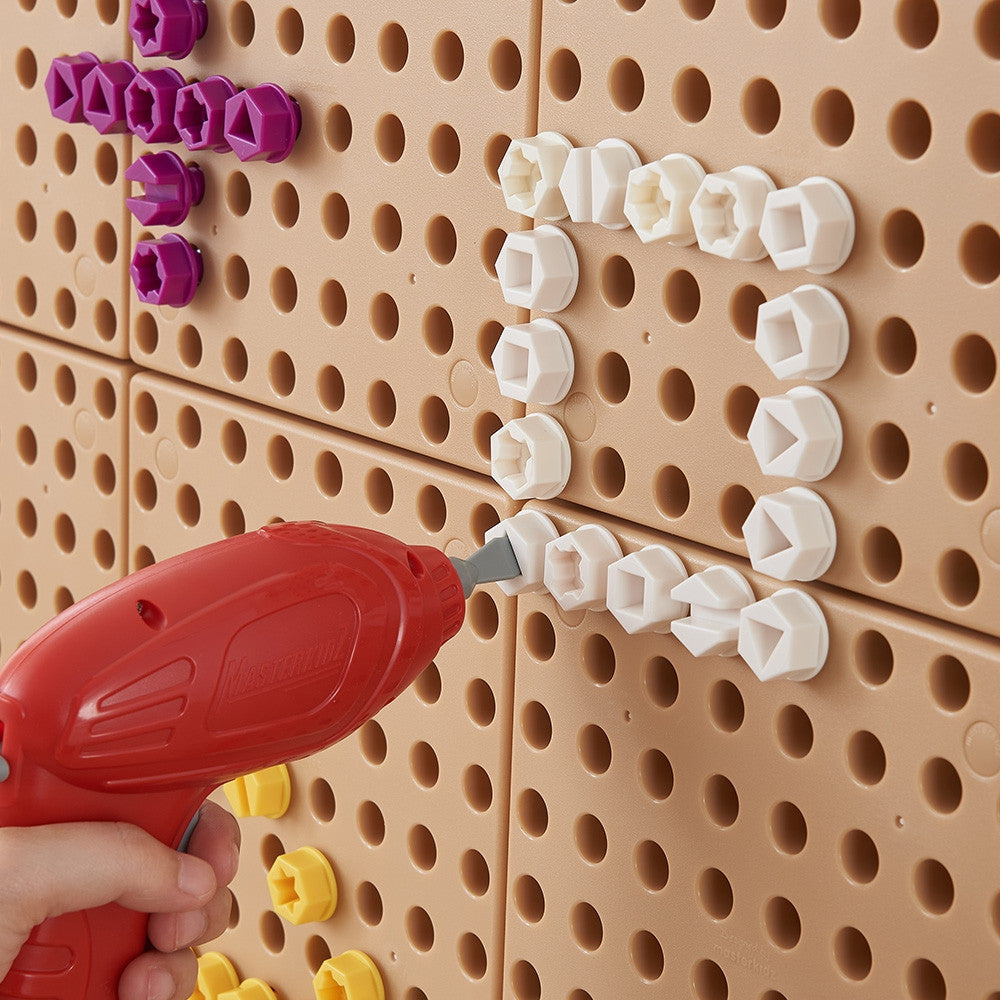 MASTERKIDZ spalvoti varžteliai STEM lentai, 512 vnt., 5 formos