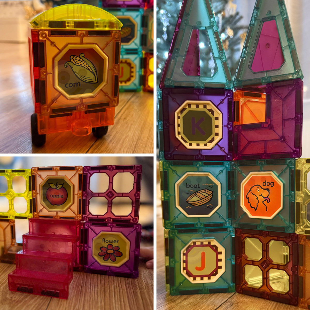 WOOPIE Magnetinis Konstruktorius Traukinys 71 vnt.
