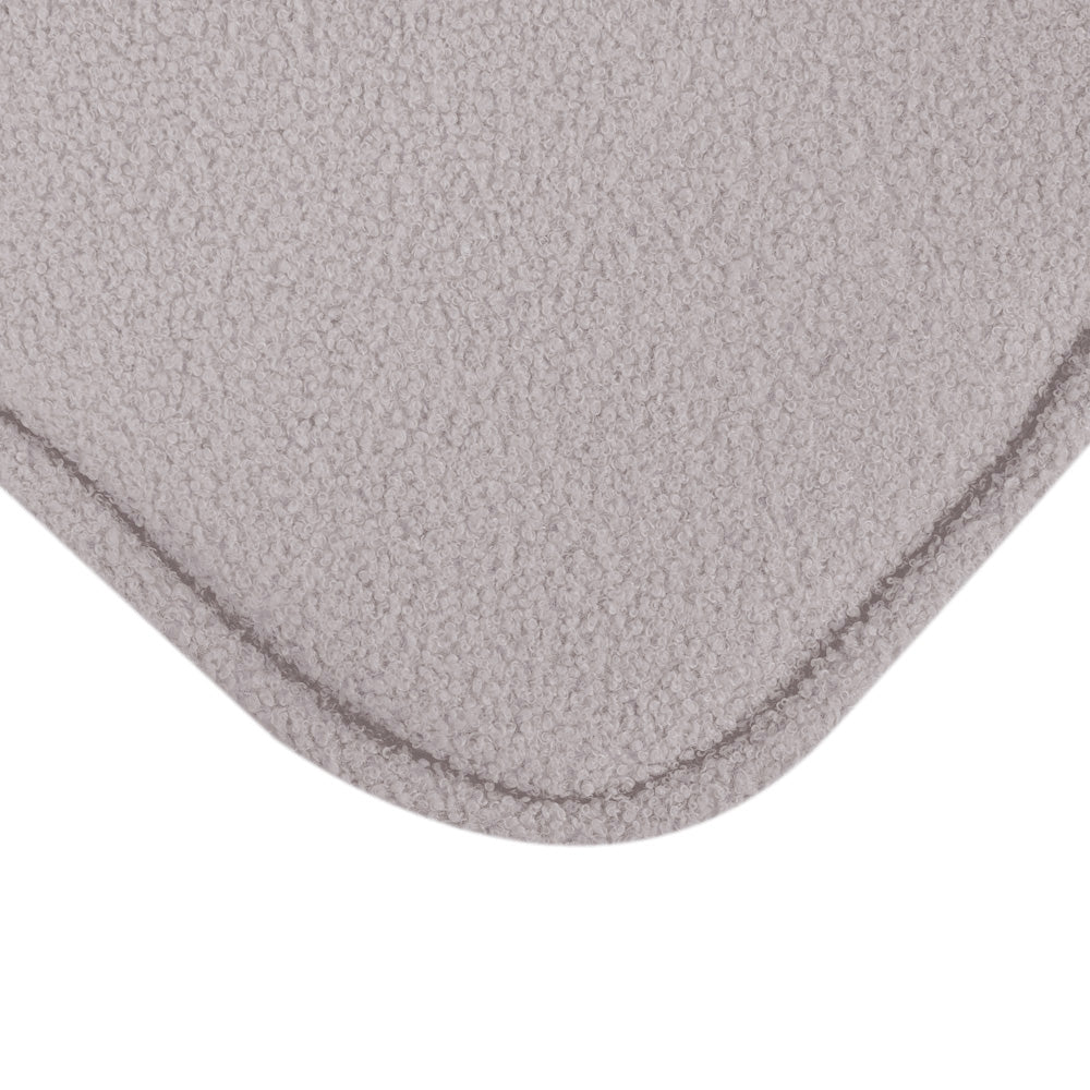 Išskleistas pliušinis vaikų fotelis 'Avinėlis', pilkas – vaizdas 2