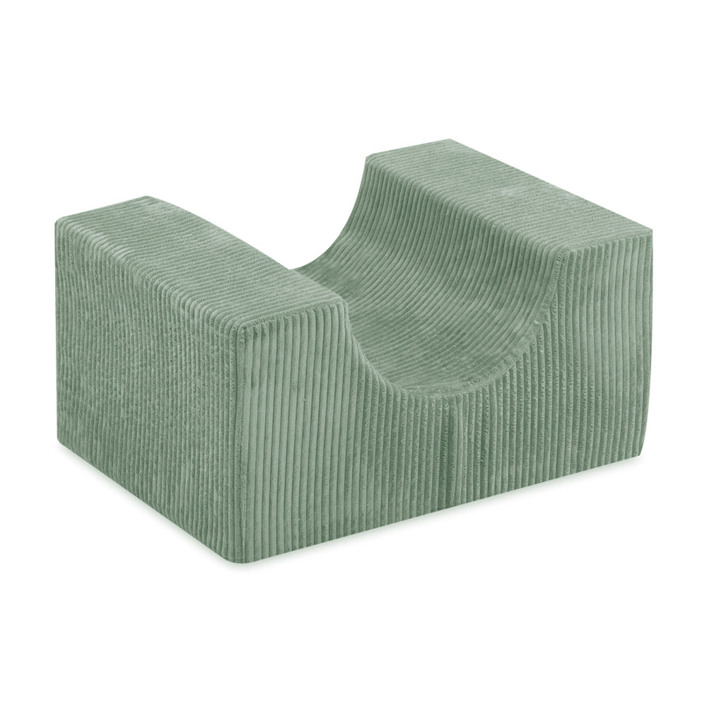 Pliušinė žaidimų pilis „NEST“, prabangus žalias kordas – vaizdas 6