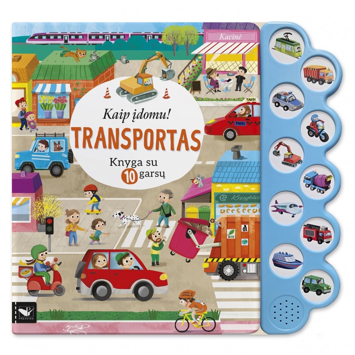 Kaip įdomu? Transportas. Knyga su 10 garsų