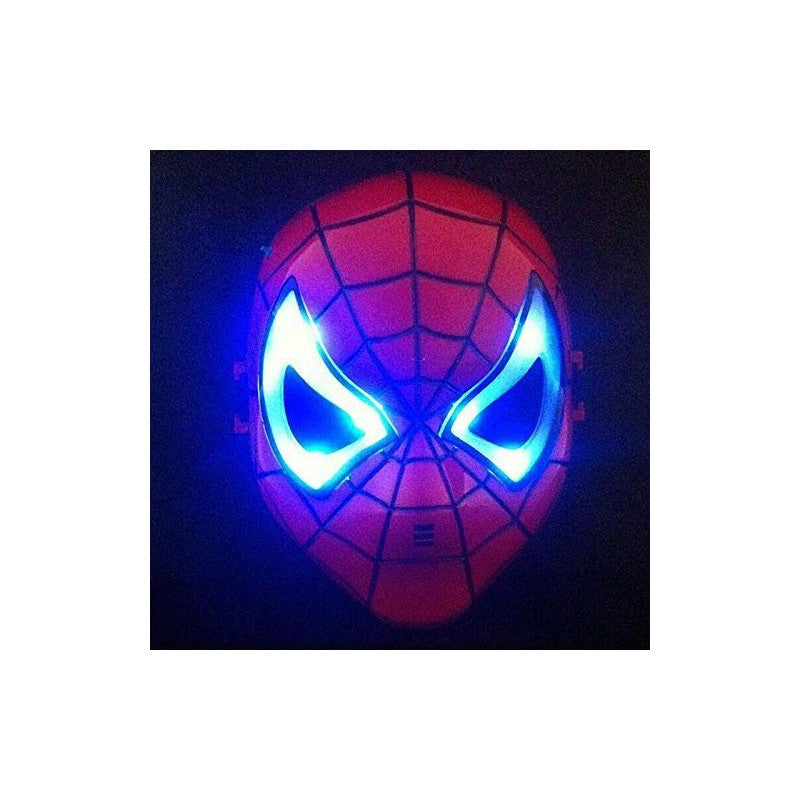 Spider-Man Kaukė su LED Šviesa Helovino Šventei
