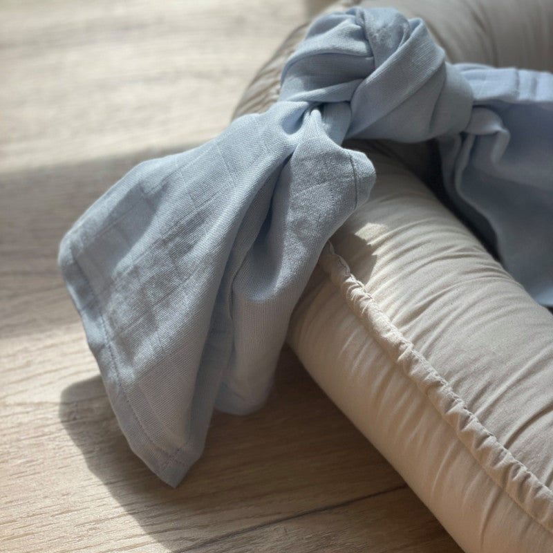 Muslino vystyklai kūdikiams Bitutės, atskiras vystyklas su bitutėmis – vaizdas 3