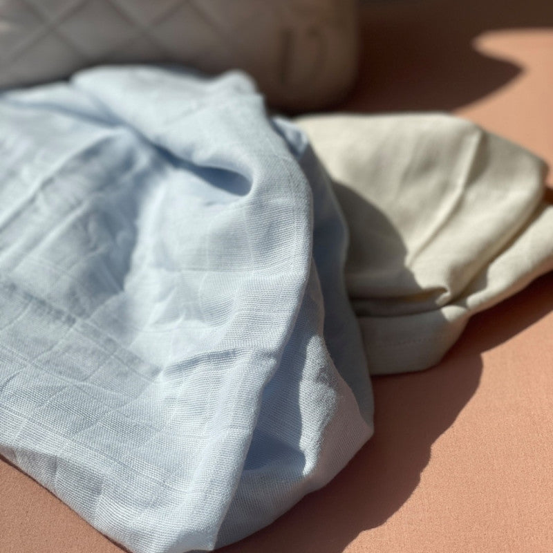 Muslino vystyklai kūdikiams Bitutės, sulankstyti – vaizdas 4