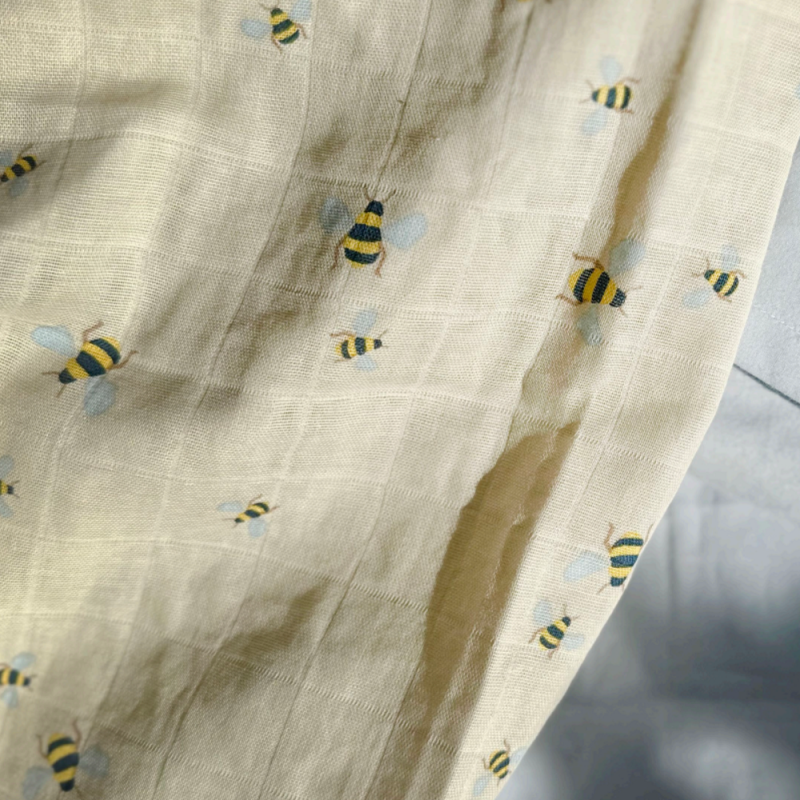 Muslino vystyklai kūdikiams Bitutės, trys skirtingi raštai – vaizdas 2