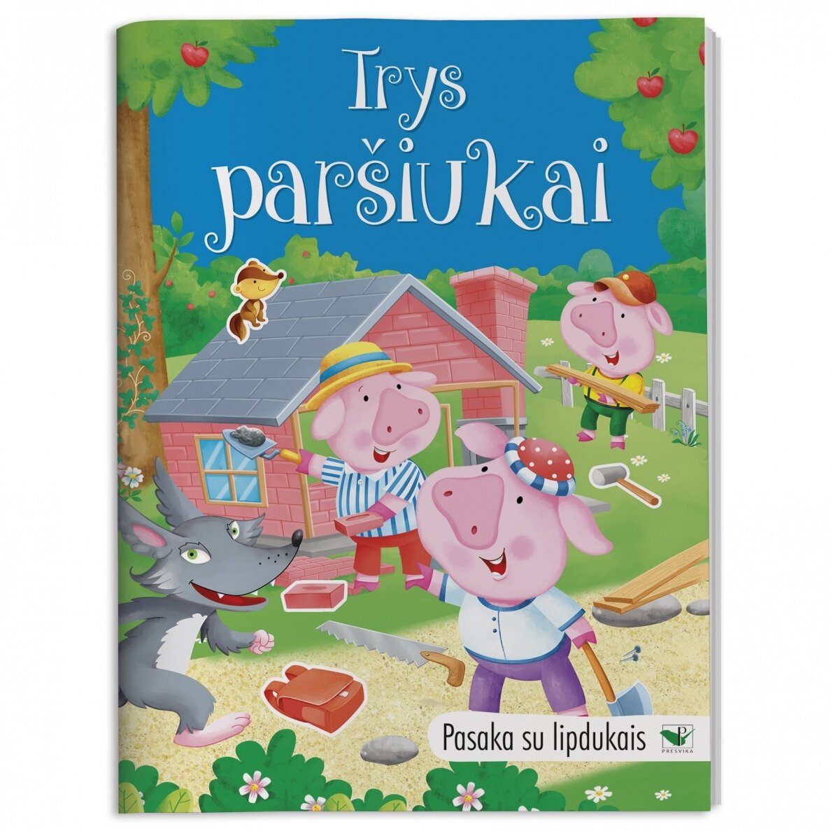 Pasaka su lipdukais Trys paršiukai – pagrindinis vaizdas