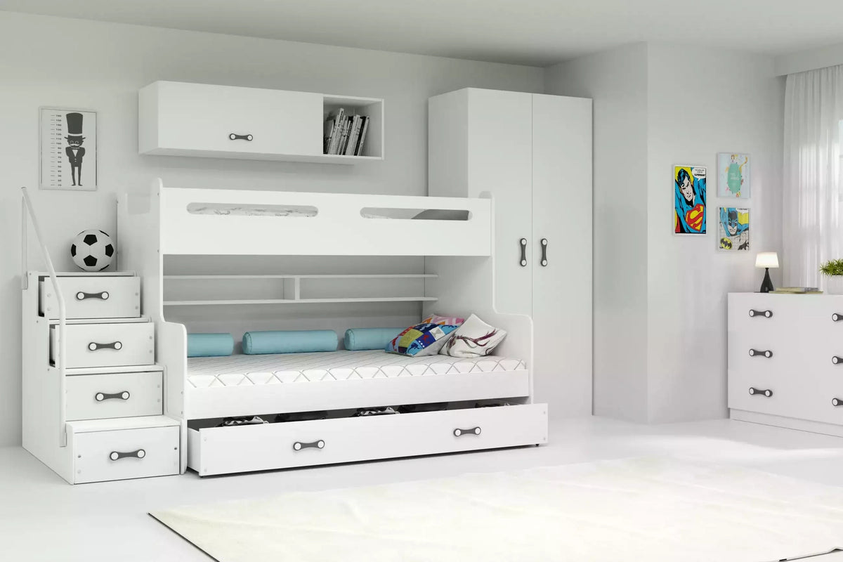 Max 3 Dviaukštė vaikiška lova 120×200 cm – vaizdas 4