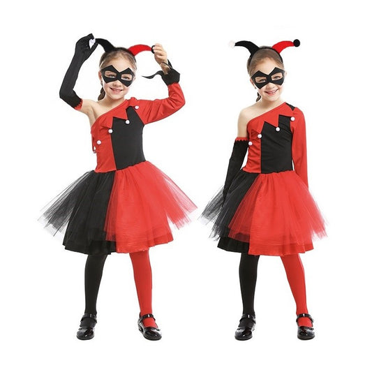 Harley Queen Klouno Kostiumas Helovinui