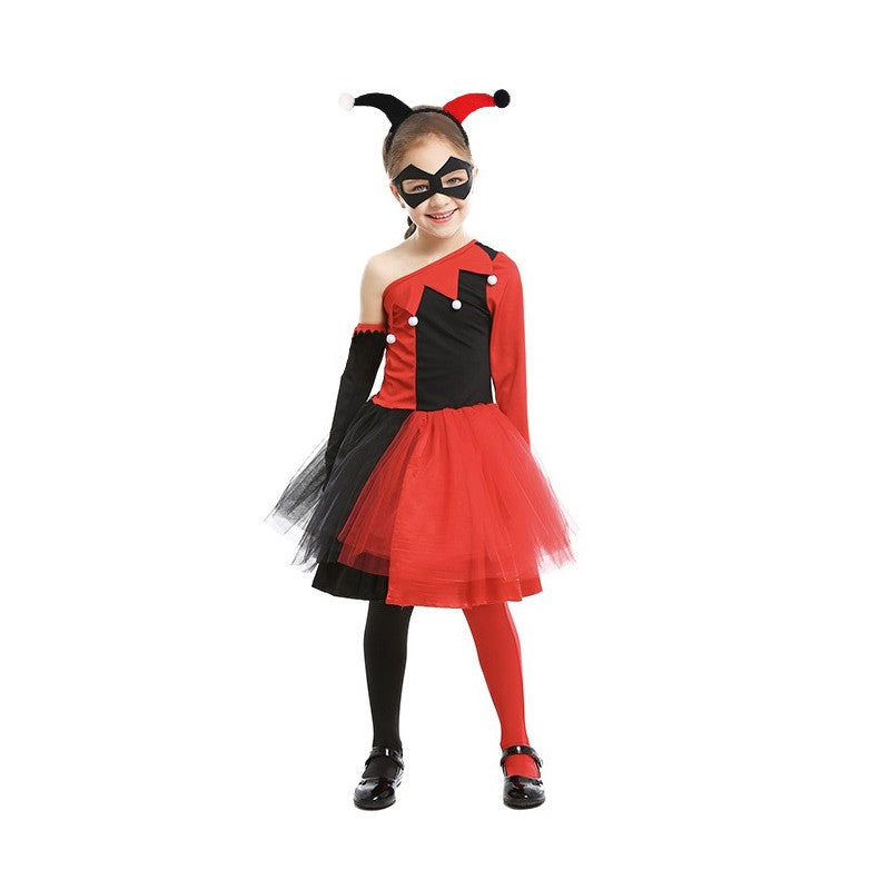 Harley Queen Klouno Kostiumas Helovinui
