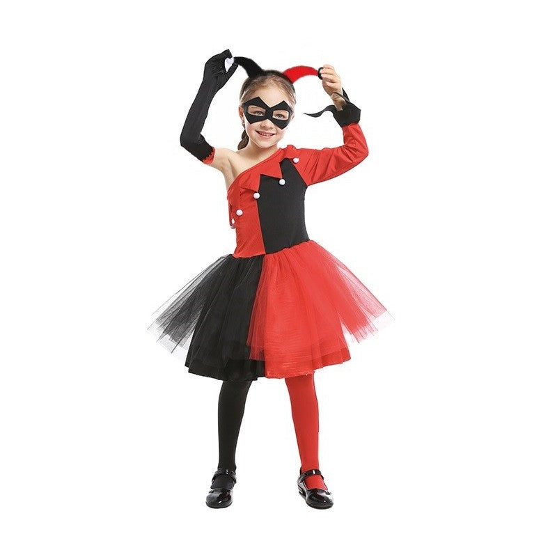 Harley Queen Klouno Kostiumas Helovinui