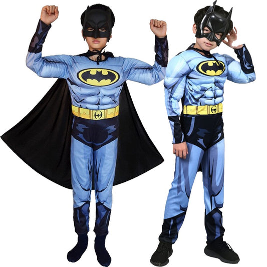 Batman Kostiumas su LED Kaukė Helovino Šventei