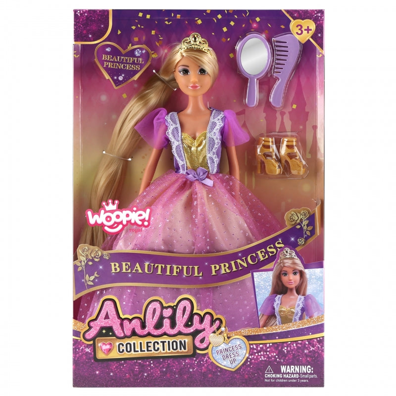 WOOPIE ROYAL princesės lėlė Lili su ilgais plaukais ir aksesuarais – vaizdas 2