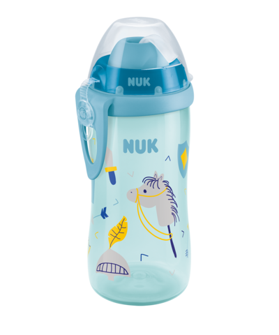 NUK 255410 300ml FLEXI gertuvė su šiaudeliais – pagrindinis vaizdas