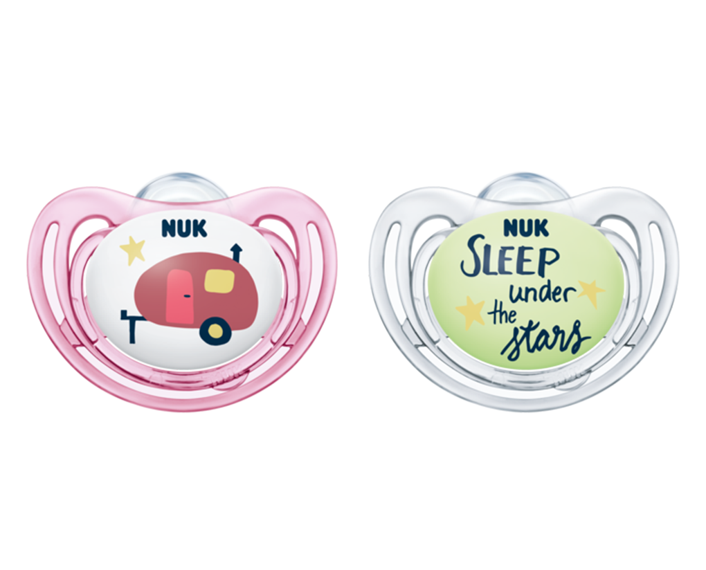 NUK 175246 Čiulptukas 0-6m ADVENTURE silikoninis 2vnt - pagrindinis vaizdas