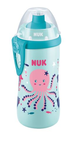 NUK 255576 JUNIOR CUP gertuvė 300ml 18+ CHAMELEON