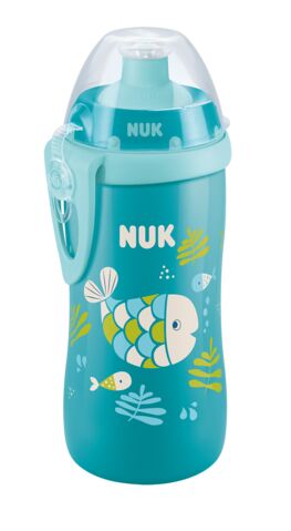 NUK 255576 JUNIOR CUP gertuvė 300ml 18+ CHAMELEON