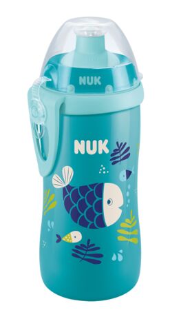 NUK 255576 JUNIOR CUP gertuvė 300ml 18+ CHAMELEON