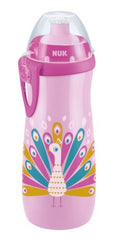 NUK 255577 SPORTINĖ gertuvė 450ml.24+ CHAMELEONAS