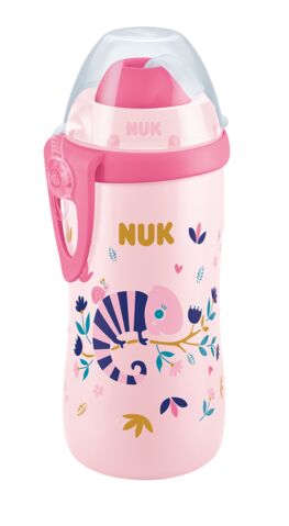NUK 255575 FLEXI CUP su šiaudeliu 300ml 12+ CHAMELEON – vaizdas 4