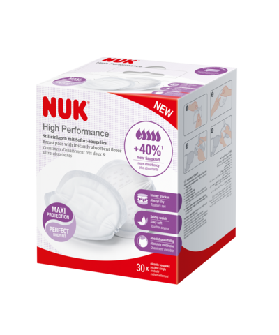 NUK 252134 liemenėlės įklotai HIGH FORMENCE 30vnt, pakuotė – vaizdas 2