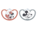 NUK 175281 Čiulptukas 0-6 silikoninis SPACE Mickey Mouse 2vnt - pagrindinis vaizdas