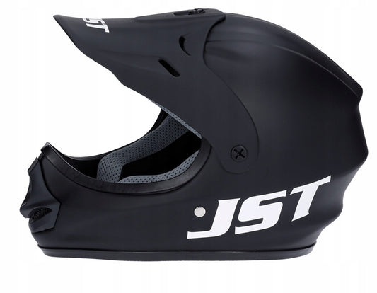 JST downhill enduro kroso FULLFACE XL šalmas juodas